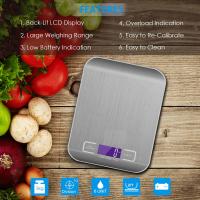 Básico de Cocina digital, Bascula Electrónica de Maple inoxidable de 10 kg, Bascula de Productos ultradelgada y elegant with Pantalla LCD retroiluminada para Cocinar, cerca y más - details 2