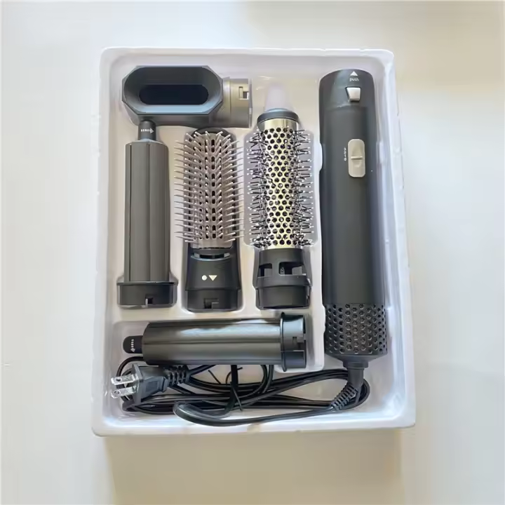 Melo multiestilo 5 en 1 with rizador y Liso incluye secador de Melo para estilizador de Melo Universal - 1