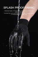Guantes De Ciclismo Para Otoño Invierno Exterior Negro Táctil Antideslizante Para Gimnasio Fitness Running Y Motocicleta Unisex - details 6