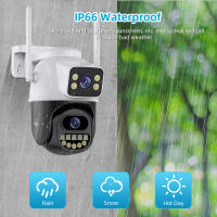 Cámara De Seguridad IP Hiseeu Wifi Con Lente Dual 4X Zoom Digital AI Detecta Humanos ONVIF Pantalla Completa 4K 8MP Exterior PTZ - details 16