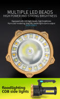 Linterna Portátil LED Super Brillante Recargable Por USB Torcha Exterior Camping Impermeable Con Luz Lateral Lámpara De Trabajo - details 4