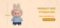 Muñeca De Peluche PVC Labubu Sienta La Fiesta 2ª Generación Colgante Para Llaves Caja Sorpresa Coleccionable Creativa Juguetes Regalo Para Todas Las Edades - details 13