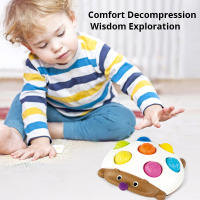 Juguetes Educativos Para Niños Erizo De Presión Con Teclas Suaves Entrenamiento De Concentración Y Coordinación Mano-Ojo Juego Montessori Para Niños De 0 a 6 Años - details 1