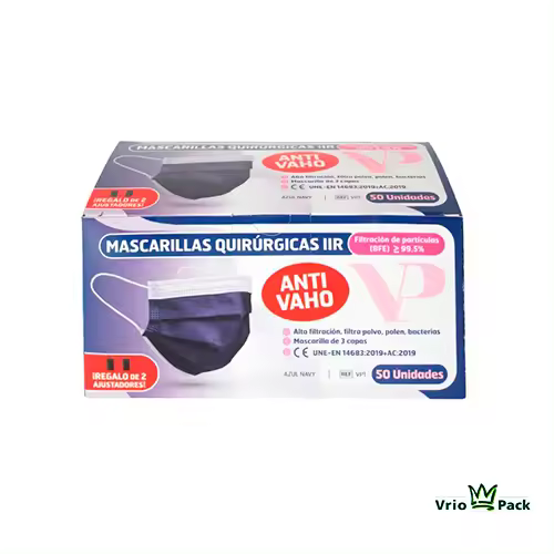 VP Mascarillas quirúrgicas ANTIVAHO para adulto. Disponible en varios colores - 1