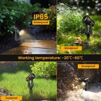 Focos de Jardín de Alimentación por Red, 46 pies/14 M 4 en 1 Luces LED de Paisaje Blanco cálido 3000 K 14 V IP65 waterproof Jardín al Aire Libre - details 3