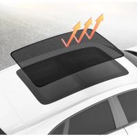 Cortina De Sol Para Techo Solar Panorámico De Coche Protección Y Aislamiento Térmico Red Mosquitera Ventana De Pared Del Coche Material Sintético - details 4