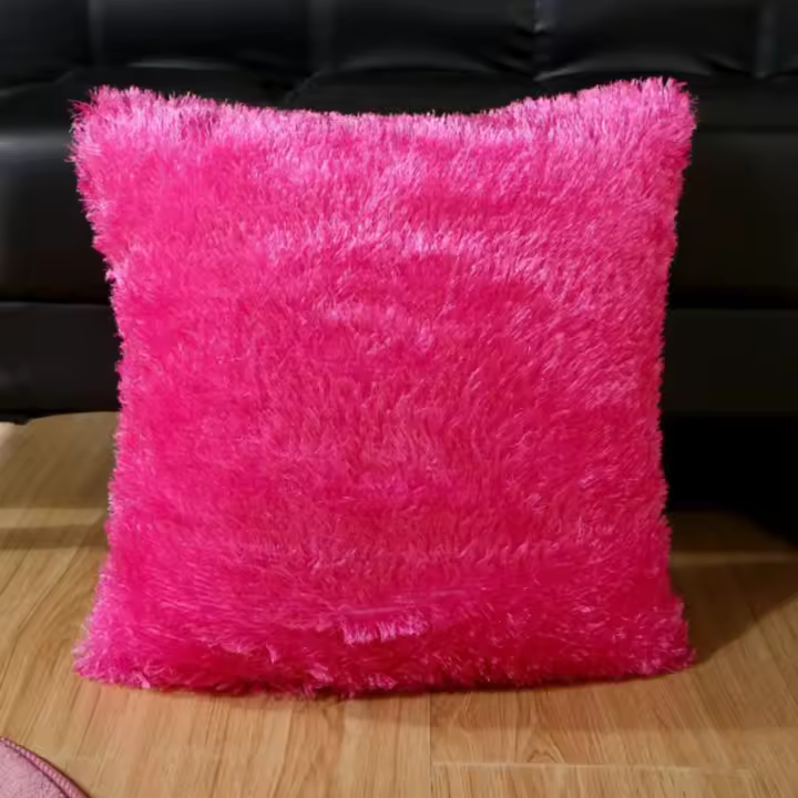 Funda De Cojín Corta De Peluche Suave Para Sofa Decoración Minimalista Moderna Fundas De Cojines De Algodón Para Adultos - 1