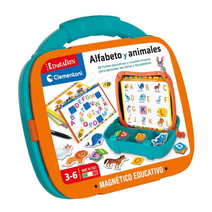 Juego Educativo Maletín Magnético el Alfabeto y animales Clementoni - 1