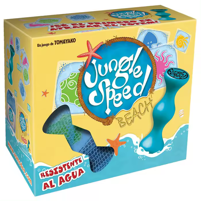 ASMODEE JUEGO DE MESA JUNGLE SPEED BEACH JUEGOS DE MESA 13x15x7 Cms. - 1