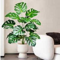 Planta Artificial De Monstera Grande 40-110cm Hojas Verdes De Tortuga Para Decoración De Jardín Y Habitaciones Material Sintético - details 8