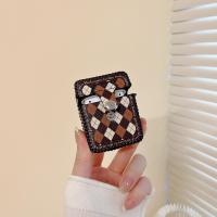Funda Protectora Para AirPods 1/2/3/Pro/Pro2 Con Patrón De Diamante Cubierta De Cuero Accesorio Para Auriculares - details 5