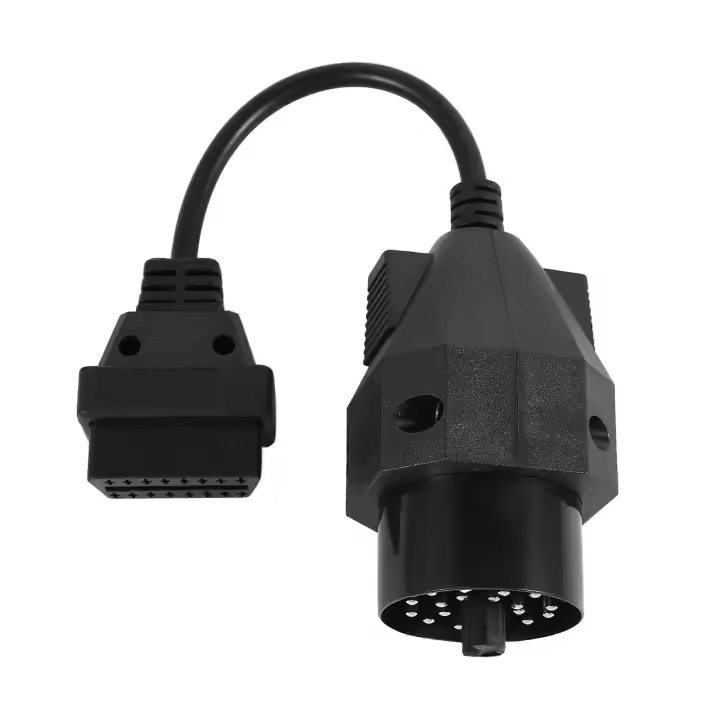 Adaptador OBD II para BMW de 20 pines a OBD2 de 16 pines, conector hembra e36 e39 X5 Z3 para BMW de 20 pines - 1