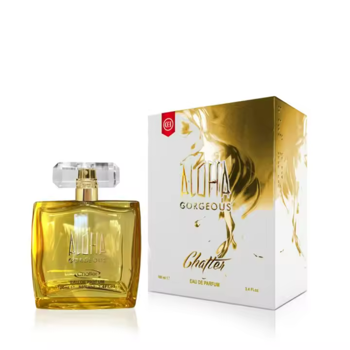 EAU DE PARFUM ALOHA GEORGEUS WOMAN MEN 100ML------SUPERTOP VENTAS----MARCA CHATLER----DURACIÓN LARGA 8 HORAS - 1