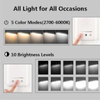 Lámpara Escritorio LED, Flexo de Escritorio (Cuidado Ocular, Puerto USB, 5 Modos,10 Niveles de Brillo,Temporizador de 30/60min, Función de Memoria) - details 2