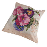 Funda De Cojín De Lino Y Algodón Con Estampado De Flores Nórdicas Bohemia Para Sofá Decoración De Hogar Textil De Algodón Y Lino - details 5