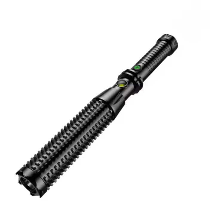Linterna Tactica CH-22019 LED De Alta Potencia Con Forma De Porra , Alcance mas de 100M , Defensa personal , Punta De Hierro Para Cristales., Nuevo , envio 24h - 1