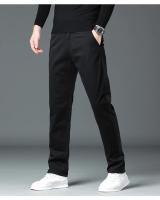 Pantalones Casuales Para Hombre Otoño 97% Algodón Elásticos Rectos Negocios Males Ropa Pantalones Caqui Rojo Royal - details 15
