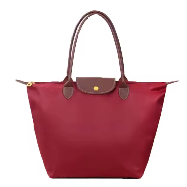 Bolso plegable de nylon with ASA Superior para Mujer, Clásico, tamaño 42*27*19CM(Negro) - 1