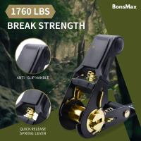 Cinturones De Tensión Para Coche 800kg Con Hebilla De Cierre Reflector Para Seguridad De Carga Y Equipaje Fácil De Usar - details 7
