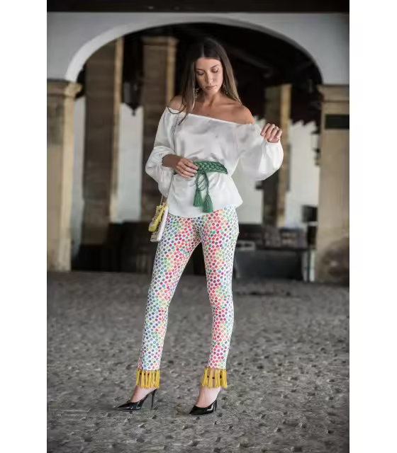Pantalon Lunares Multi Flecos Kahyra Kahyra P0107B - 1