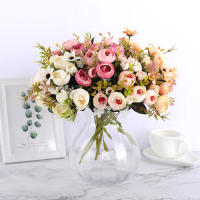 Rosas Artificiales De Seda Europea 30CM Para Decoración De Bodas Fiesta Navidad Vaso De Casa Accesorios De Arreglo Floral - details 0