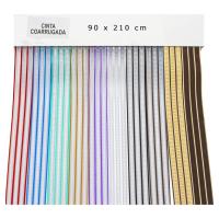 HOGUITA-Cortina Tiras PVC Para Puerta Exterior o Interior,Cortina Para Puerta Exterior Anti Insectos Mosquitos,12 Colores 90x210cm - details 0