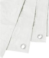 Toldo Impermeable de Polietileno Color Blanco | Protección Solar UV – Resistente, Versátil y Fácil de Instalar para Exteriores - details 2