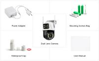 Cámara De Seguridad Exterior Hiseeu 4K 8MP Dual Lens Wifi Con Zoom Digital 4X Detecta Humanos ONVIF PTZ IP Cámara Wireless Para Interior Y Exterior - details 1