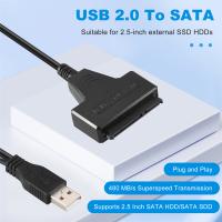 Cable adaptador USB2.0 a SATA, 48cm para SSD externo HDD de 2,5 pulgadas - details 5