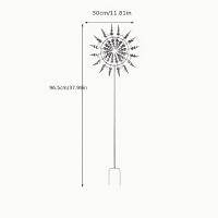 Decoración Creativa De 360 Grados Giratoria De Molino De Viento Inserto Para Jardín Hierba Metal Molino De Viento De Hierro Para Jardinería - details 4