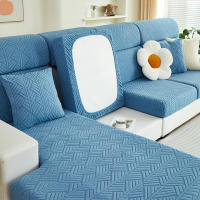 Cubierta De Sofá Con Patrón De Jacquard Rayado Estilo Capa De Ducha Versátil Todo El Año Fácil De Instalar Para Sofá L Asiento Individual Y Sofá De Dos Plazas - details 15