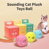 Juguetes Para Gatos Bolas Sonoras De Relleno EVA Peluche Suave Con Sonidos De Sapos Pájaros Y Grillas Accesorios Para Mascotas - details 4