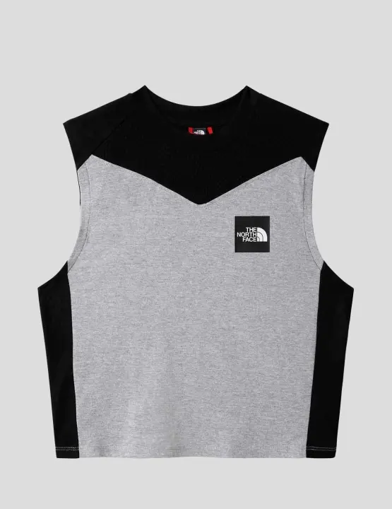 CAMISETA THE NORTH FACE W GRIS CLARO - 1