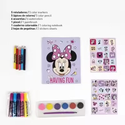 COLOREABLE MOCHILA MINNIE - 1