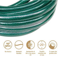 Manguera de jardin 3 capas con accesorios – PVC resistente a 20 bar – Varios diámetros y longitude - details 4