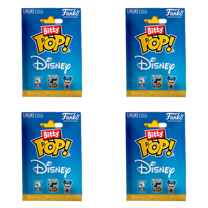 Funko Bitty Pop Disney Mickey Y Sus Amigos Pack X 4 Sobres Sorpesa Individuales Figura Coleccionable
