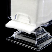 Caja De Almacenamiento Para Uñas Transparente De Acrílico a Prueba De Polvo Organizador De Accesorios De Manicura Para Algodón De Uñas - details 4