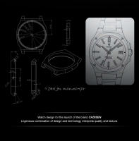 Reloj De Diversión CADISEN Retro Lujo Esmeralda NH35A Diseñador Alemán Para Hombre Automático Mecánico 10Bar Impermeable Luminoso - details 1