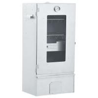 vidaXL Horno ahumador astillas madera con ventana acero galvanizado + 1 kg de virutas de madera Dimensiones 44.5 x 29 x 83 cm, 44.5 x 29 x 110 cm, 44.5 x 29 x 124 cm - details 0