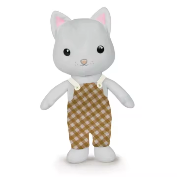 PELUCHE FARM FAMILY - 22 CM - FAMILIA GATO GRIS, 760016414, TIENDA CON LICENCIA OFICIAL - 1