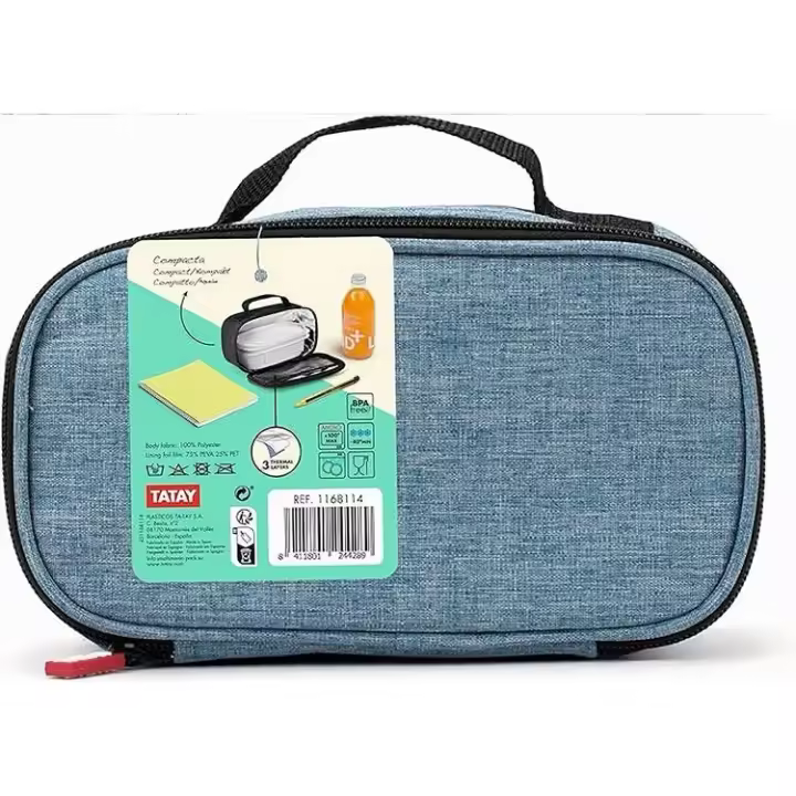 Mini bolsa térmica porta alimentos con fiambrera incluida, Tatay Urban Food Mini Azul - 1