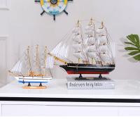Nueva Adorno De Barco De Madera Simulación De Viaje Sin Problemas Para Decoración De Escritorio Y Ventana Del Salón Regalo - details 7