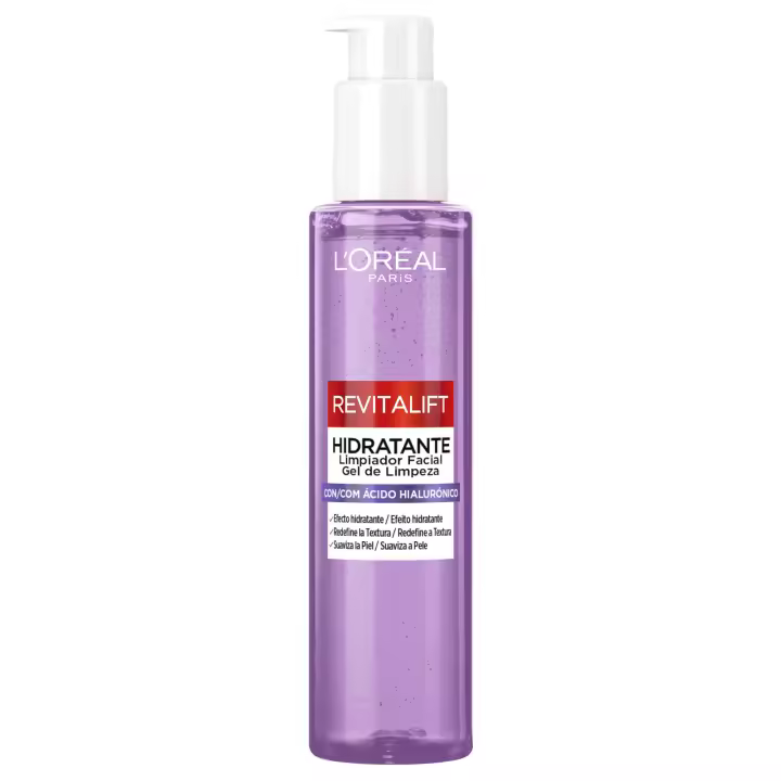 L'Oréal Paris Revitalift Hidratante Limpiador Facial con Ácido Hialurónico 150 ml - 1