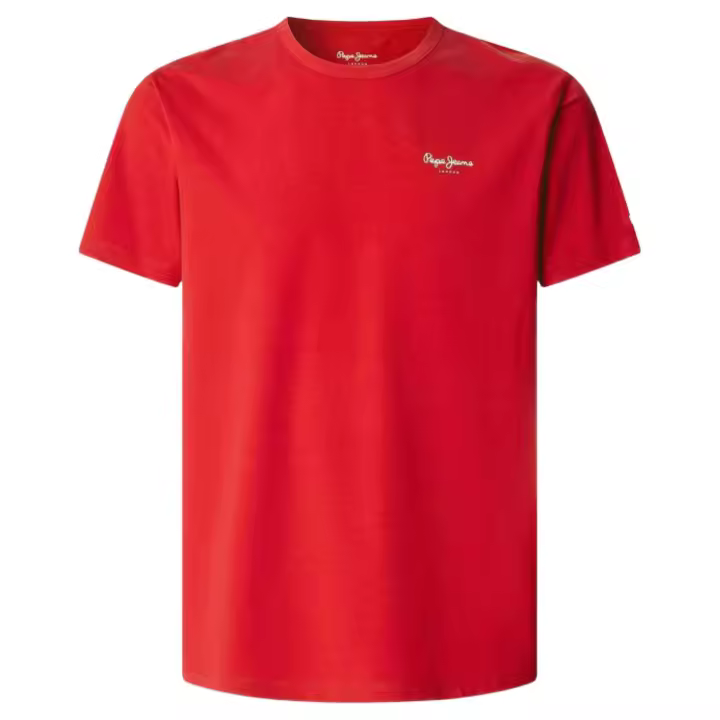 Camiseta Moda marca Pepe Jeans  modelo Pm508212-285 para ropa hombre en color rojo - 1