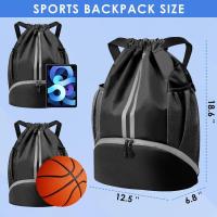 Mochila Deportiva Ligera De Nylon Impermeable Para Fitness Y Baloncesto Gran Capacidad Bolsa De Deporte Al Aire Libre - details 4