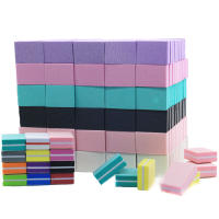 Lote De 10/25/50pcs Mini Bloques De Archivo Para Uñas Doble Cara Coloridos Esponja De Pintura De Uñas Herramientas De Pulido Para Manicura - details 1