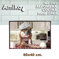 ALFOMBRA DE COCINA AMIKO MODELO DALA CON MEDIDA 60X40 CM. - details 0