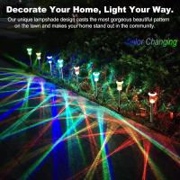 Luces Solares Para Exterior Impermeables De Acero Inoxidable Decoración De Jardín Paseo Y Césped Luces Nocturnas Para Fiesta De Cumpleaños Y Bodas - details 12