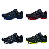 Zapatos De Bicicleta De Montaña Para Hombres Suela Rápida Compatible Con Sistema SPD Para Interior Y Exterior Transpirables De Cuero Con Lining De Lycra Y Suela De Goma - details 9