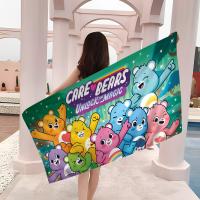 Toalla De Playa Microfibra De Oso C-Care Dibujos Animados Absorbente Secado Rápido Suave Para Yoga Natación Camping Viajes Senderismo - details 2